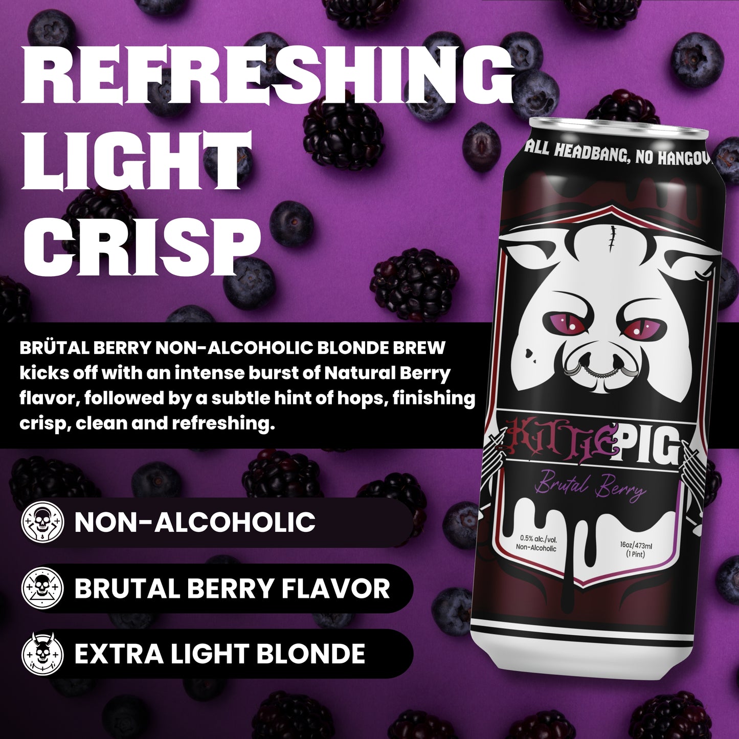 Brutal Berry Non-Alcoholic Brew